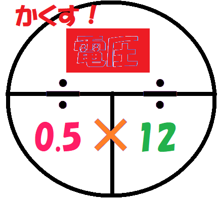 問３の電圧の求め方