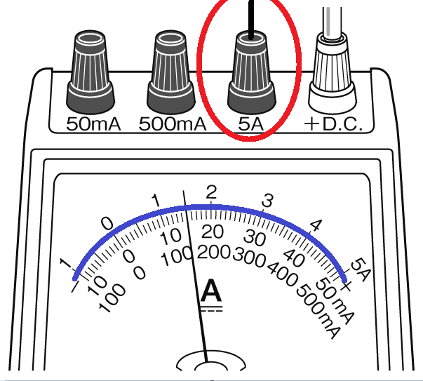 電流計5Aの場合