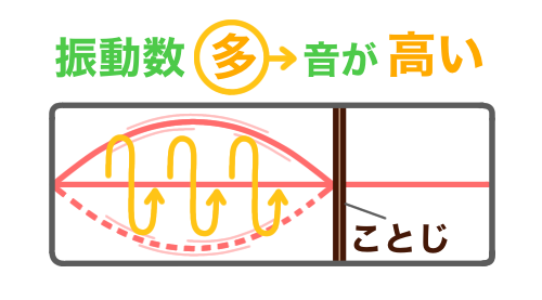 ことじにより音が出ているモノコード