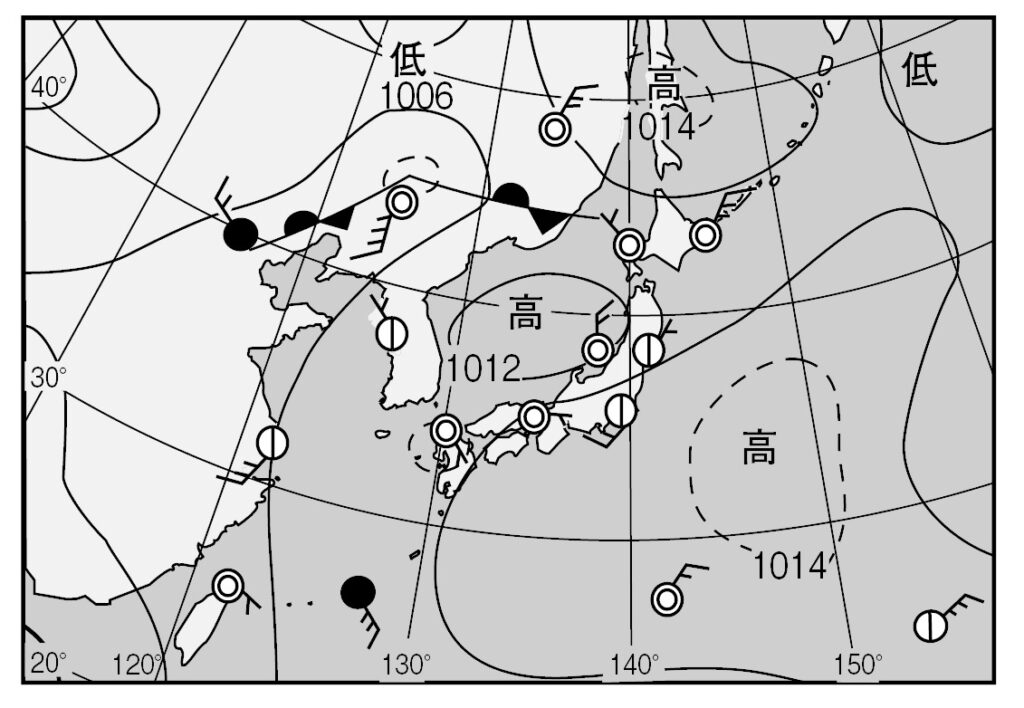 夏の天気図