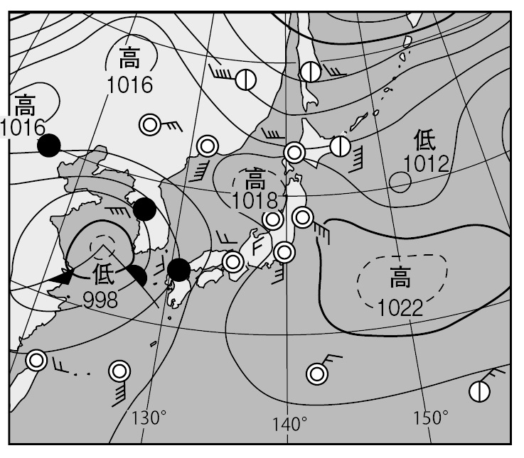 春の天気図