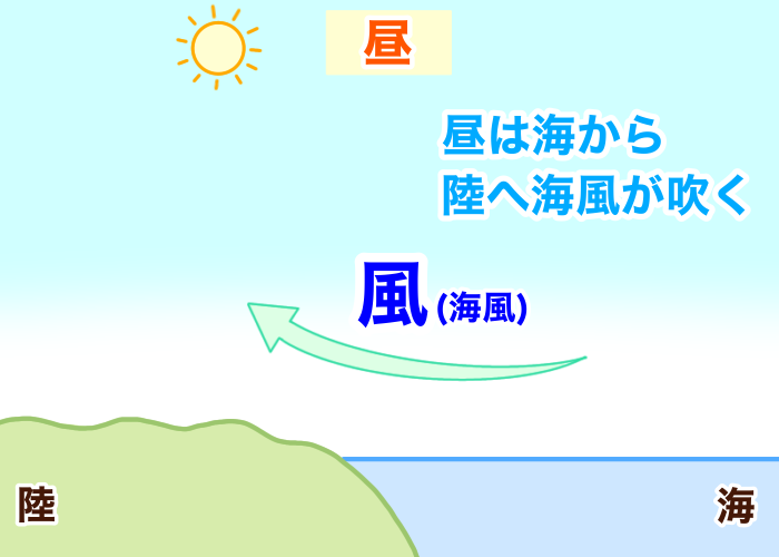 【中学理科】海風・陸風の仕組みや覚え方を解説