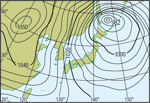 20hPaごとに太線